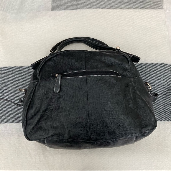 RAISA HEYS Soft Leather Bag Satchel Overnight Bag - Picture 6 of 10